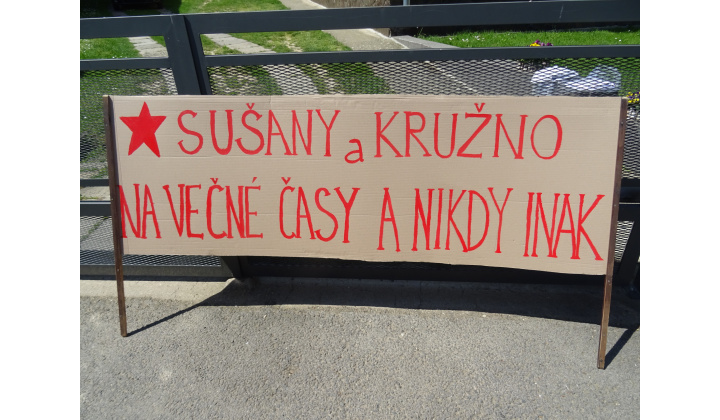 Prvomájový pochod Sušany - Kružno