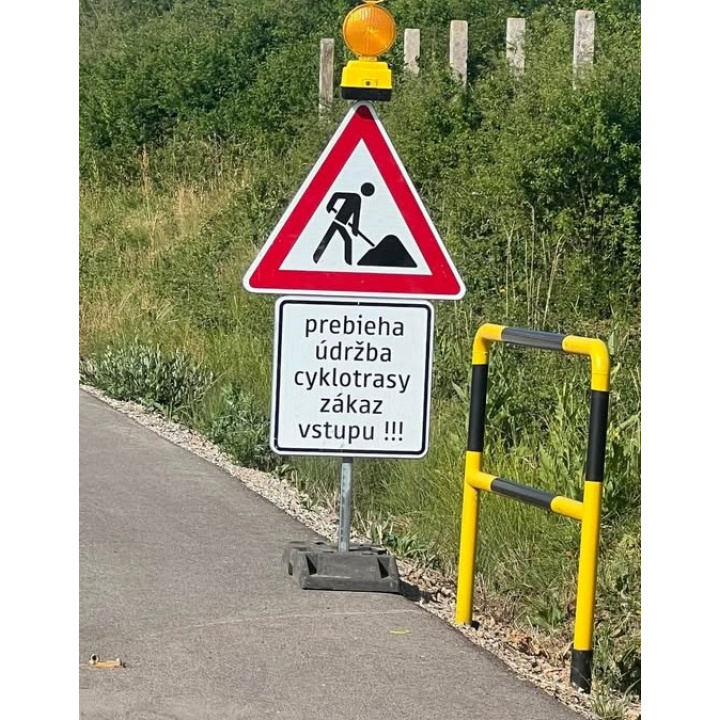 Upozornenie na prebiehajúcu intenzívnu údržbu cyklotrasy Rimavská Sobota - Poltár